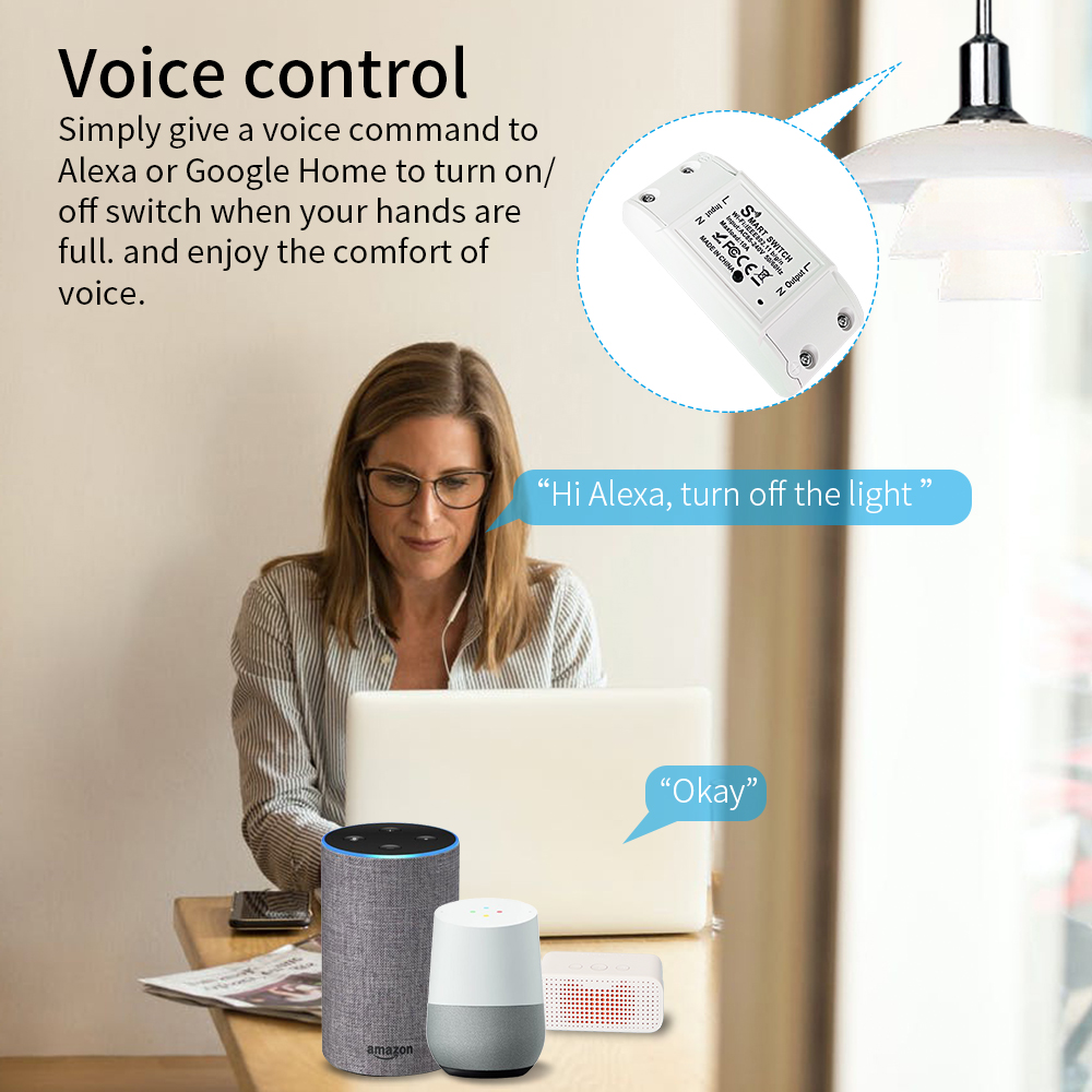 16A WiFi Tuya Smart Switch Wir - огляд і ціна Smart Home Button