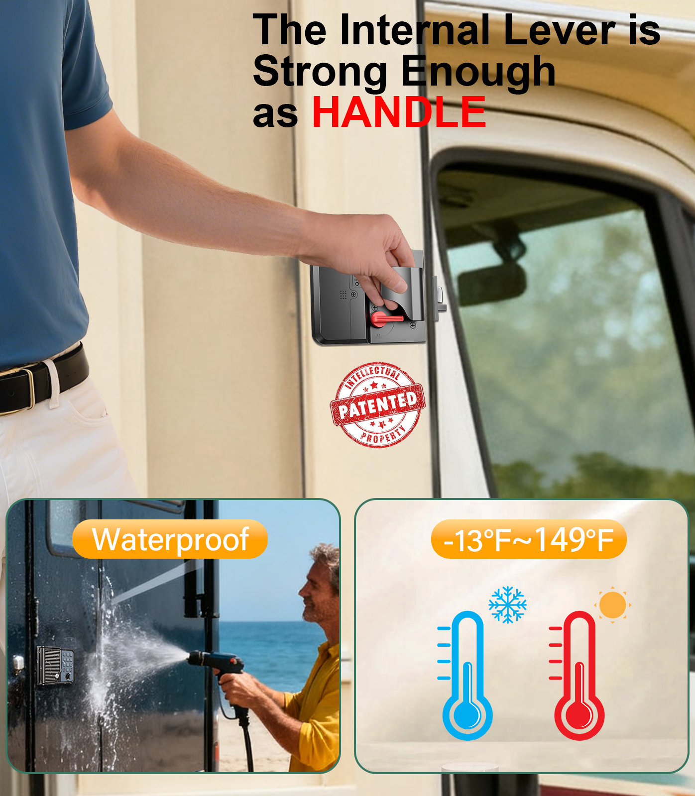 Smart RV Door Locks Keyless En - огляд і ціна Smart Door Lock