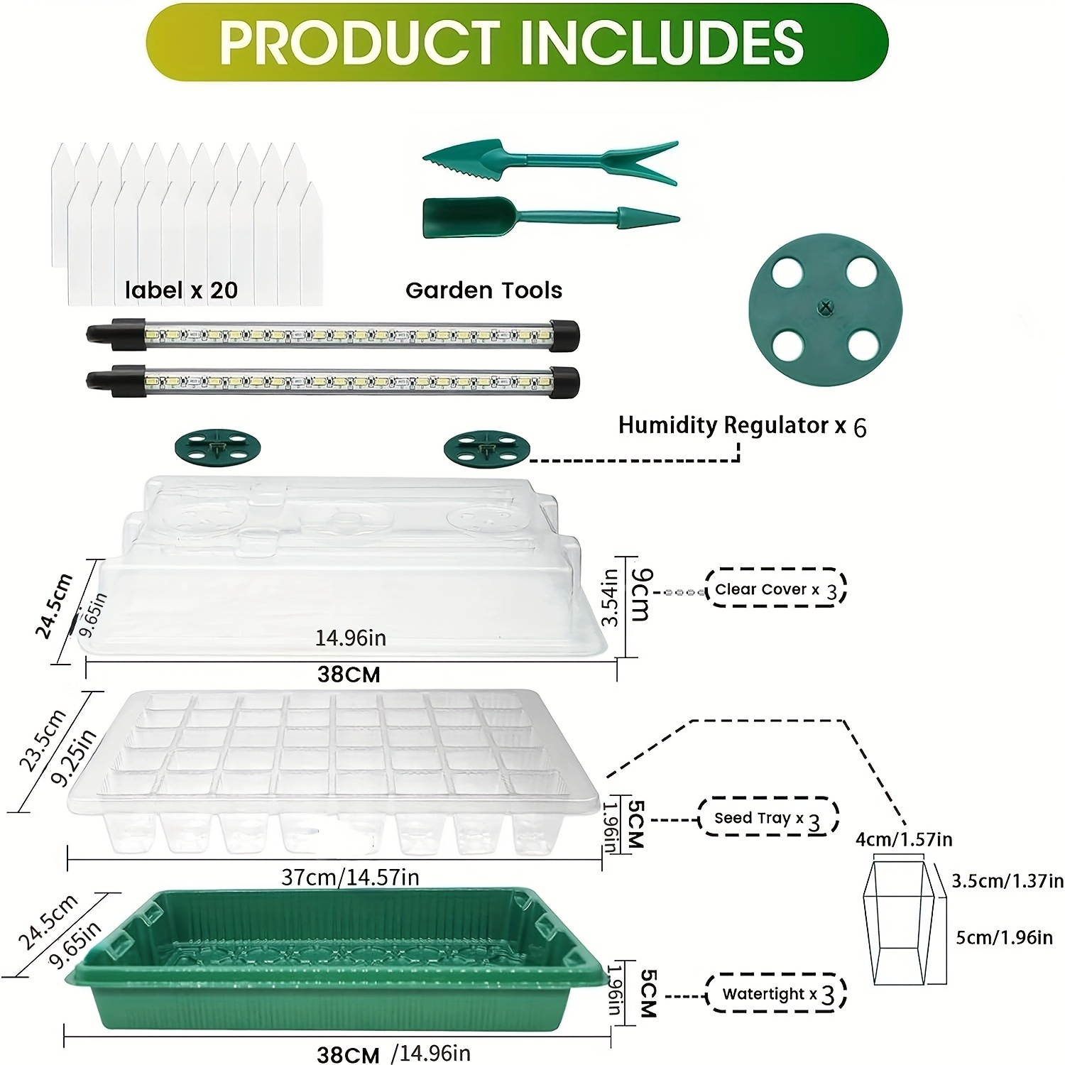 Seed Starter Trays With High D - огляд і ціна Smart Home Kits