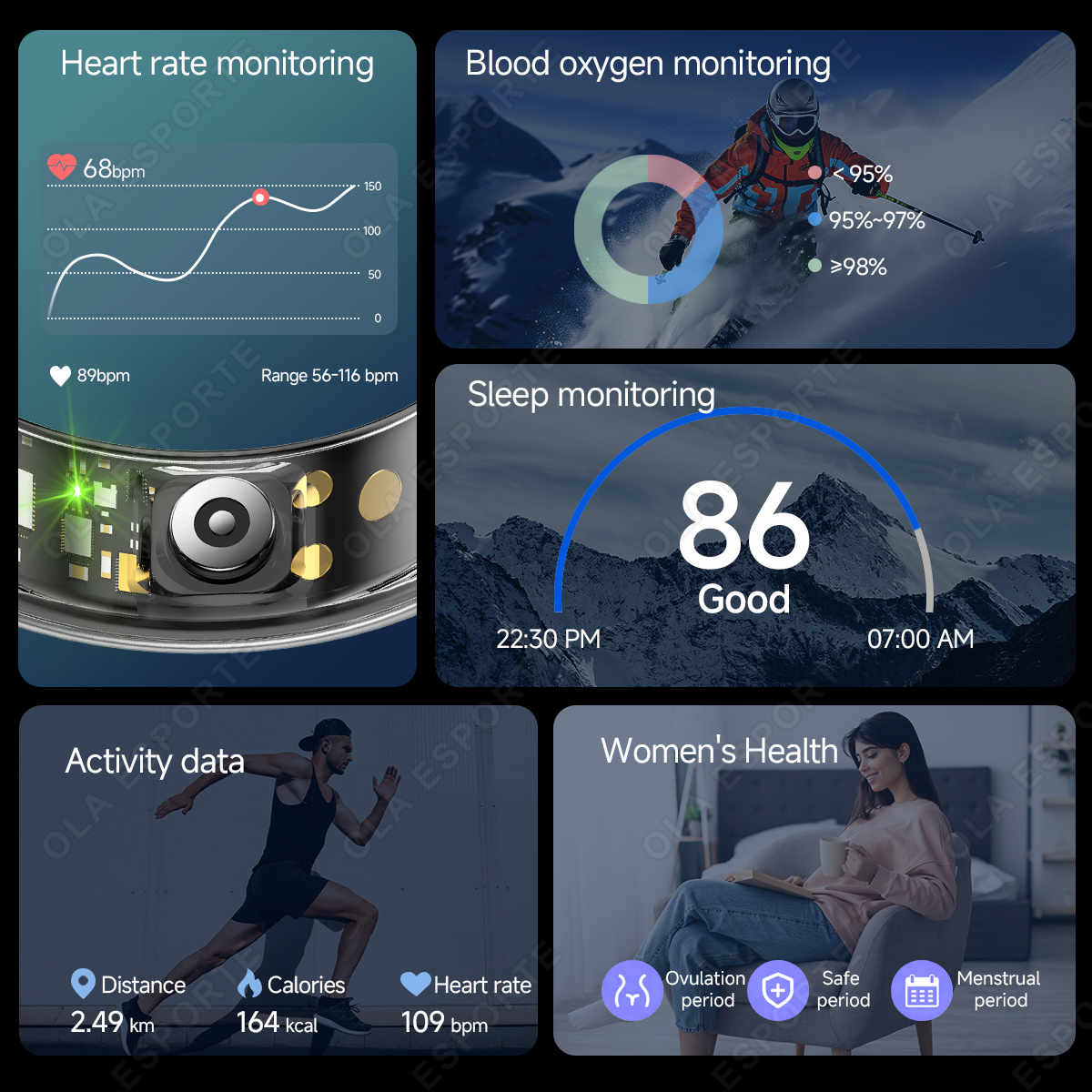 R10 Smart Ring with Charging C - огляд і ціна Smart Home Trainer