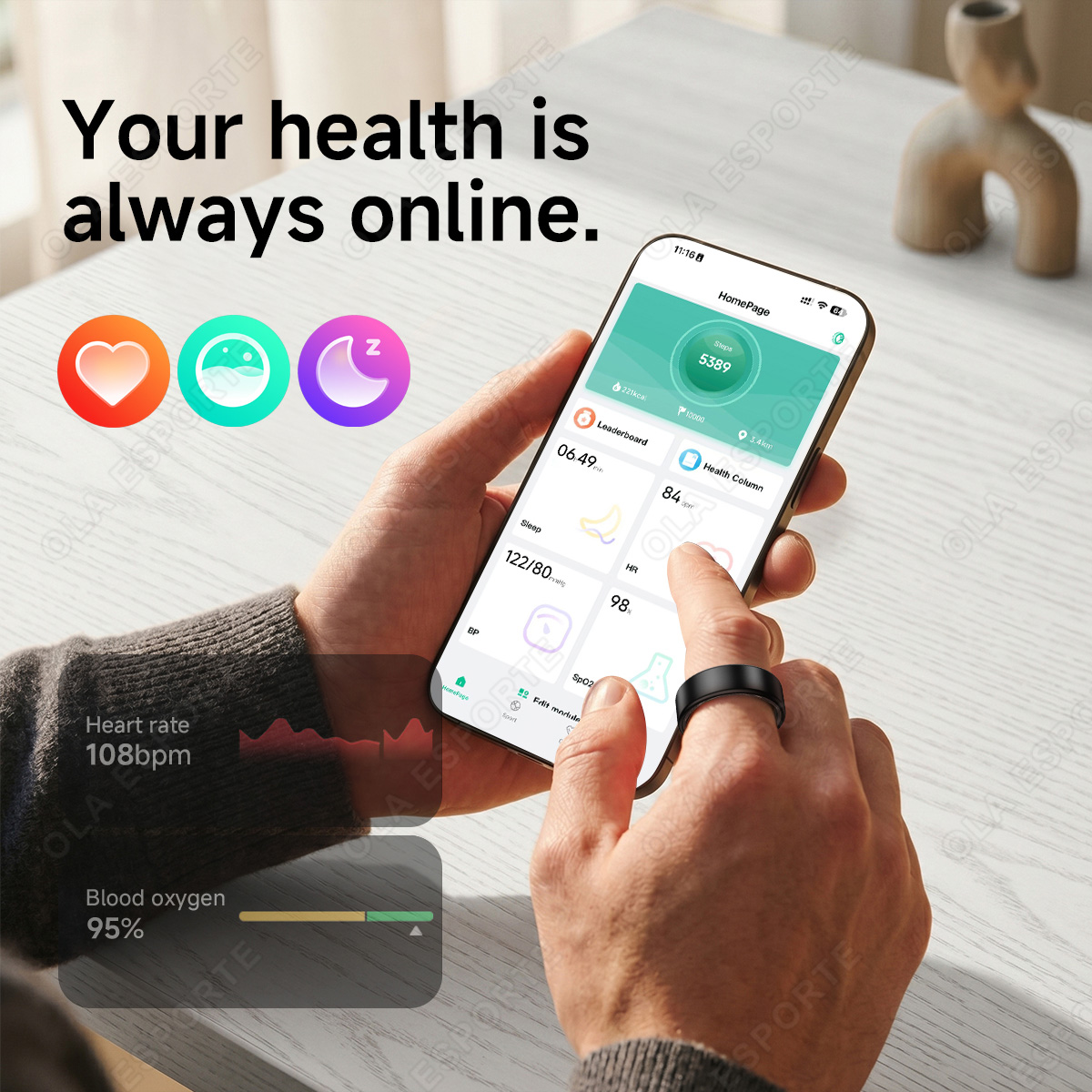 R10 Smart Ring with Charging C - огляд і ціна Smart Home Trainer