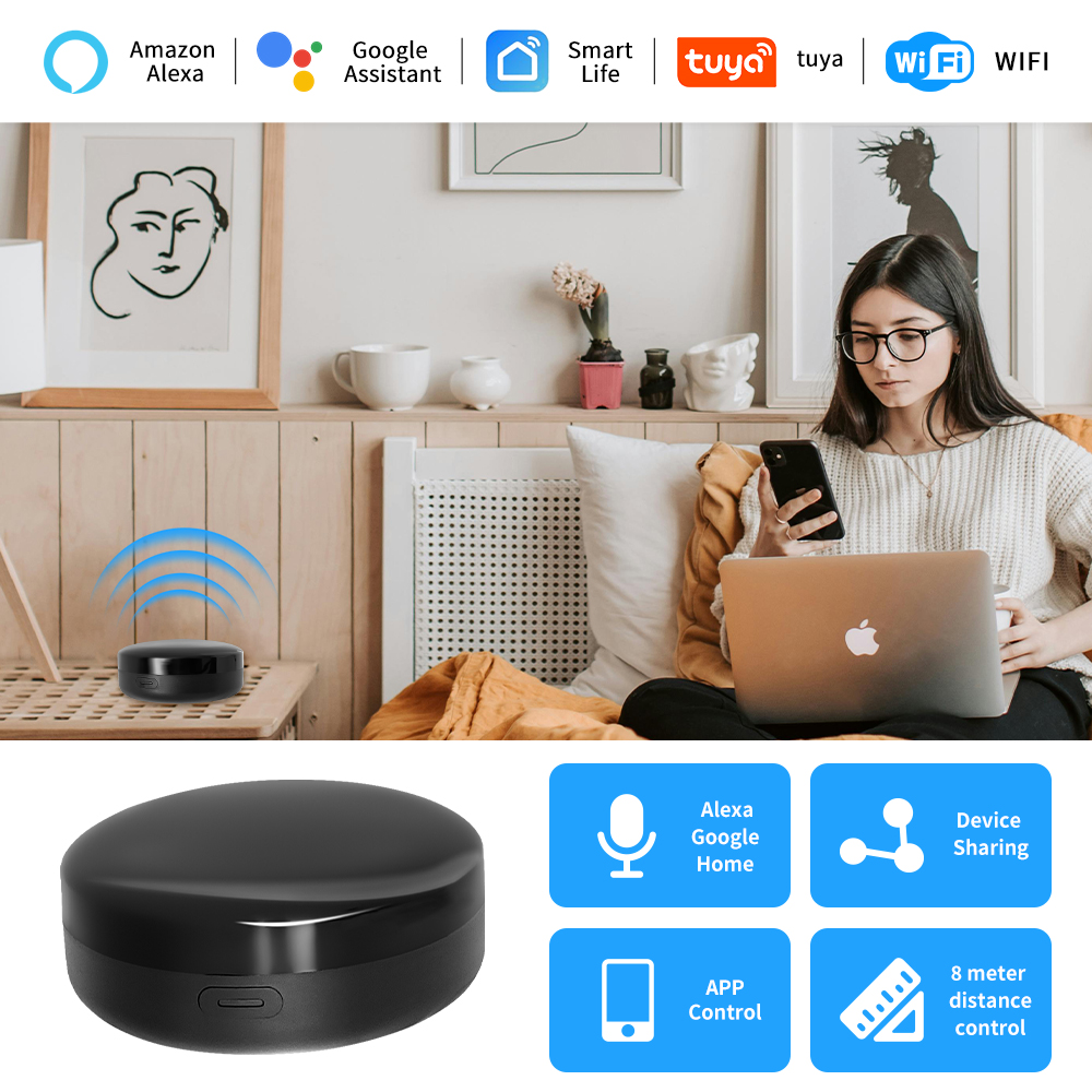 YFK Tuya WiFi Universal IR Rem - огляд і ціна Smart Home Voice Assistant