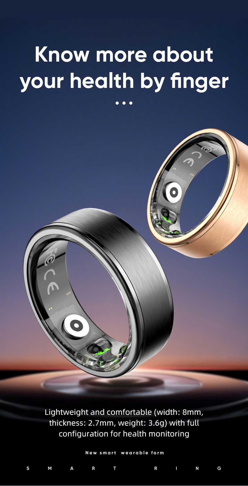 R03 Smart Ring Men Women With  - огляд і ціна Smart Home Trainer