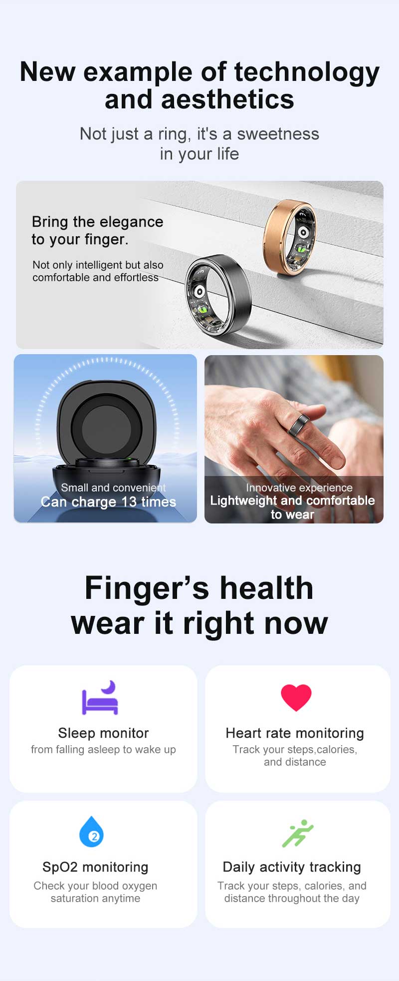 R03 Smart Ring Men Women With  - огляд і ціна Smart Home Trainer