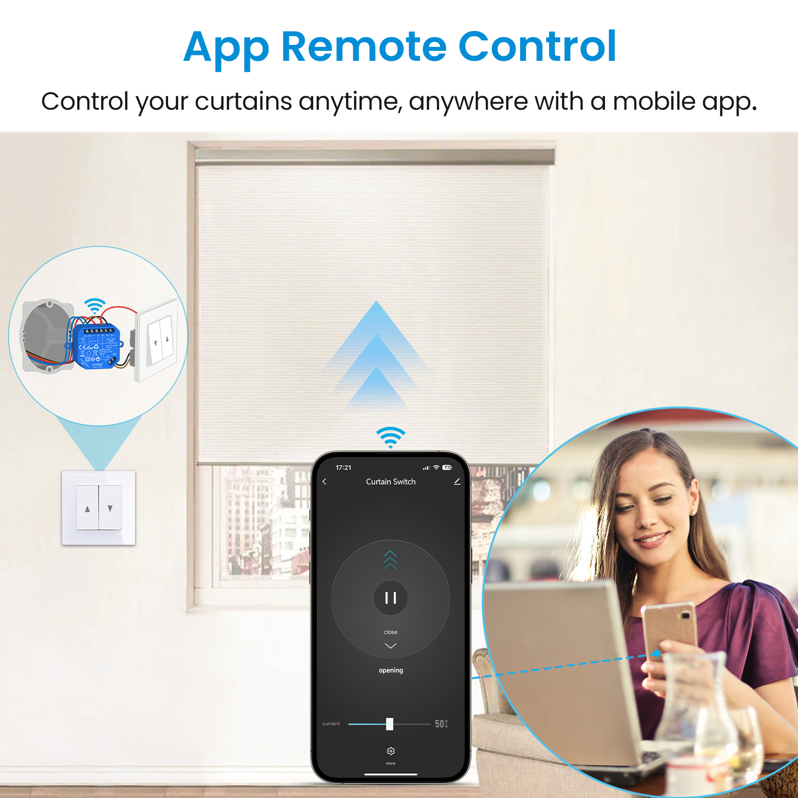 LoraTap Tuya Smart Roller Shut - огляд і ціна Curtain Motor