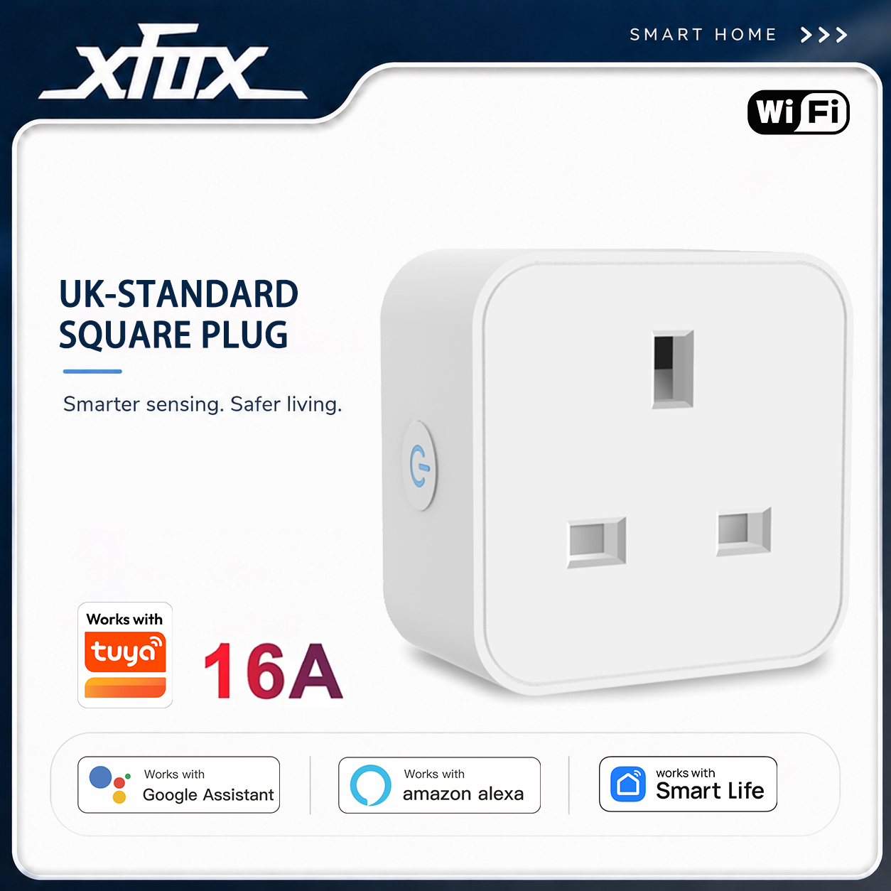Xfox Tuya UK-Standard Smart Sq - огляд і ціна Smart Home Voice Assistant