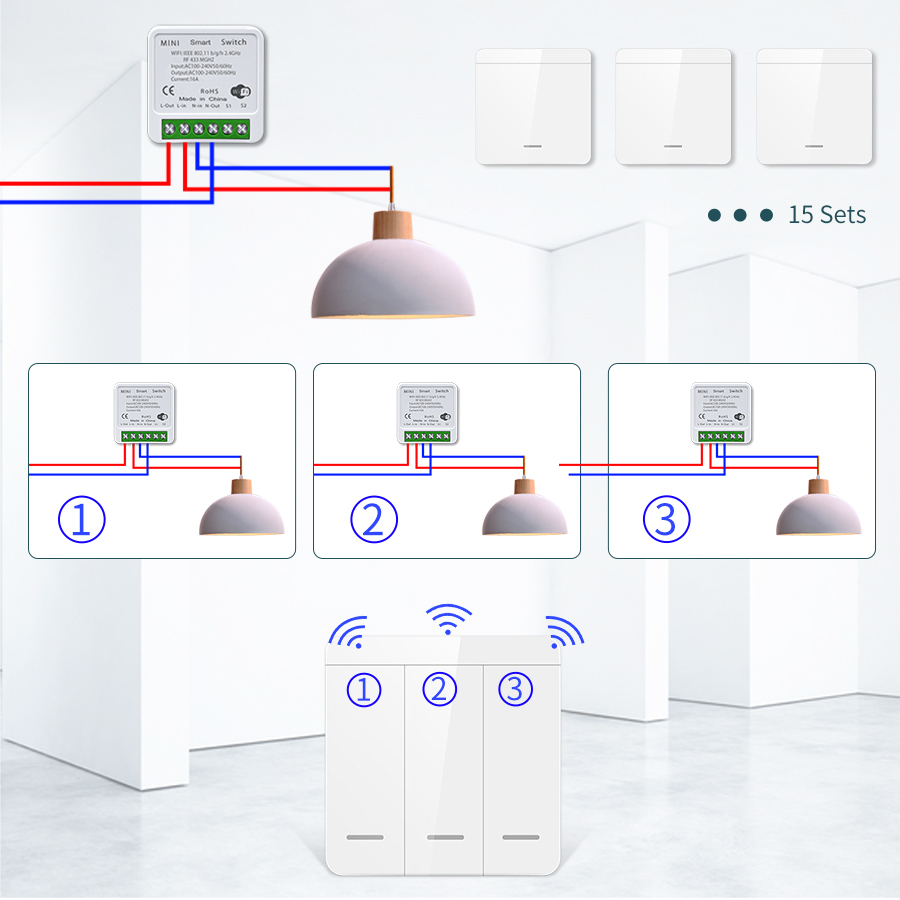 16A Tuya WiFi DIY Smart Switch - огляд і ціна Smart Home Improvement