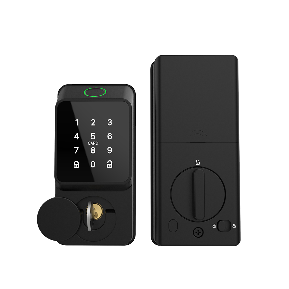 Black Smart Deadbolt Lock Fing - огляд і ціна Smart Door Lock
