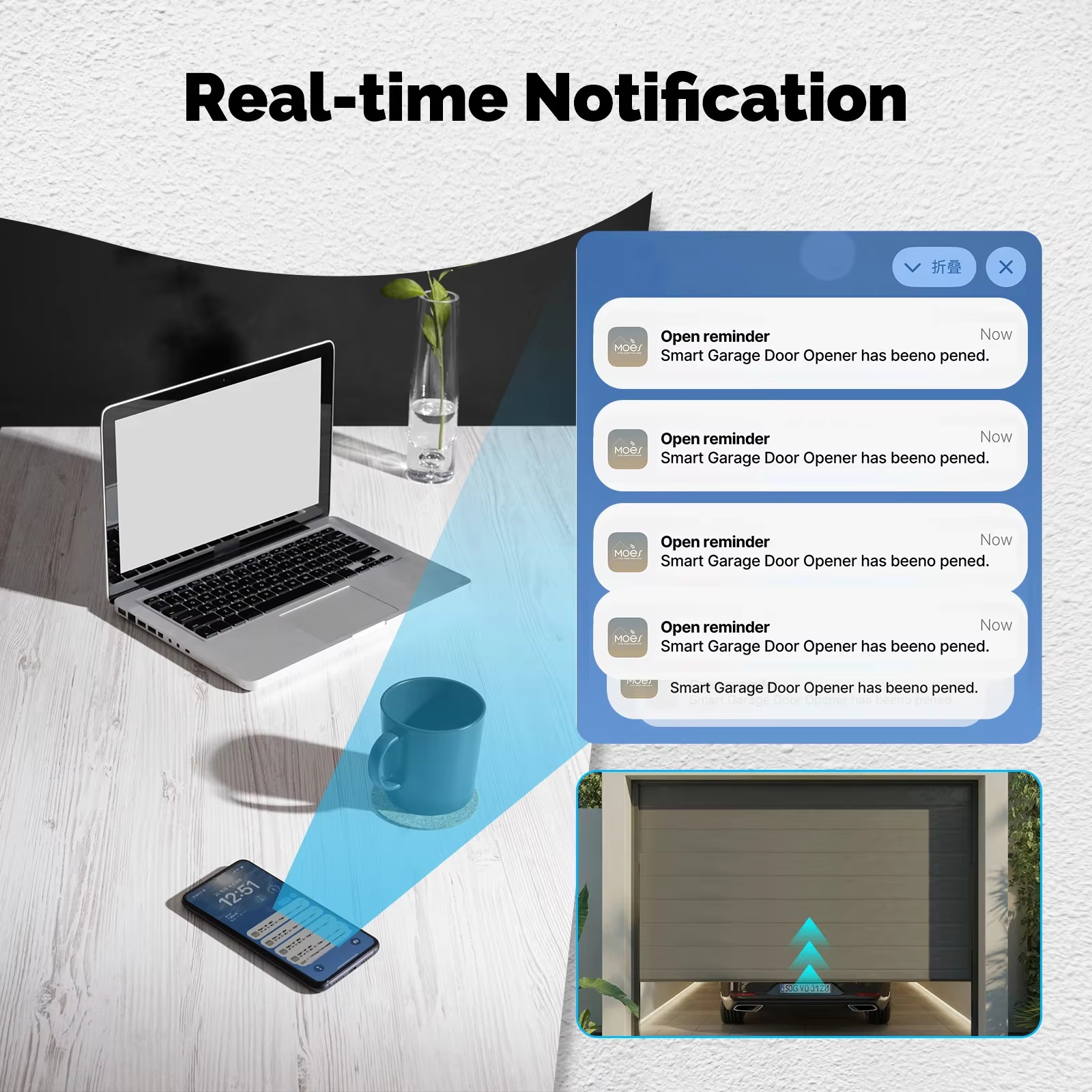 MOES Zigbee Garage Door Contro - огляд і ціна Smart Home Voice Assistant
