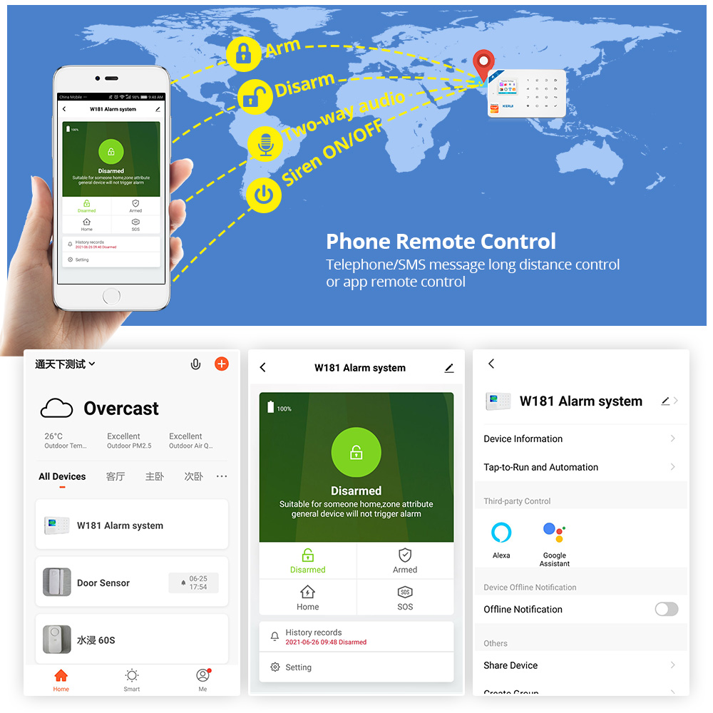 KERUI Security Alarm System Ki - огляд і ціна Smart Home Kits