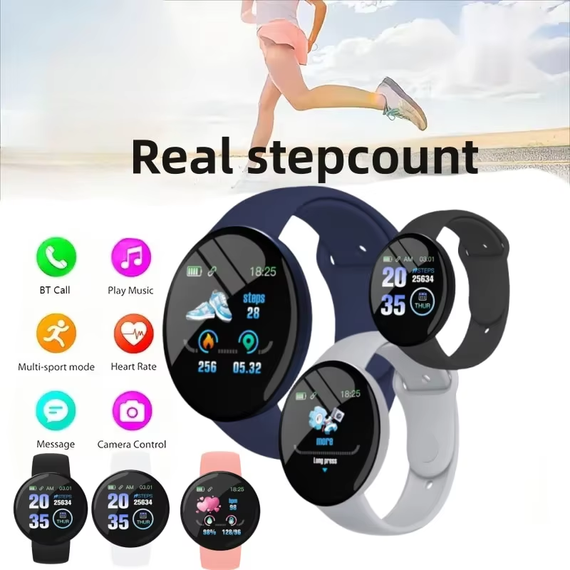 D18 Smartwatch Circular Color  - огляд і ціна Smart Home Trainer