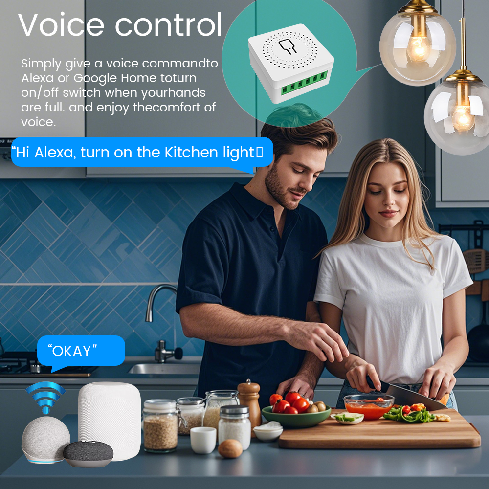 Tuya Smart WiFi Switch For Lig - огляд і ціна Smart Home Voice Assistant