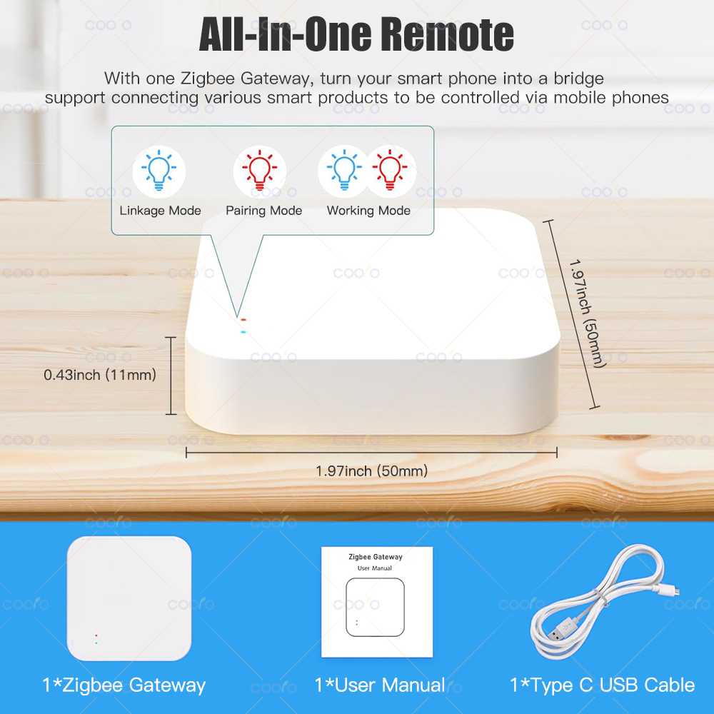Zigbee 3.0 Gateway Hub Smart H - огляд і ціна Smart Home Improvement