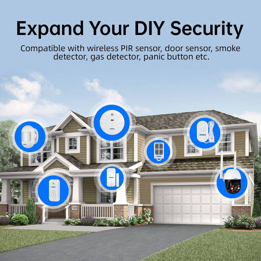 KERUI Tuya Wireless Home Alarm - огляд і ціна Smart Home Kits