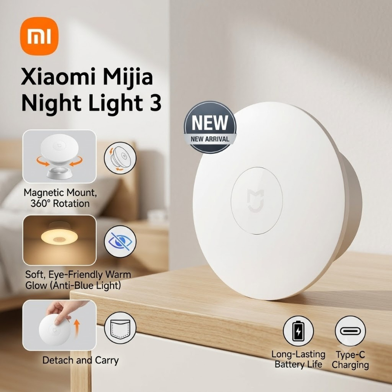 Xiaomi Night Light 3 Rechargea - огляд і ціна Smart Home Yeelight
