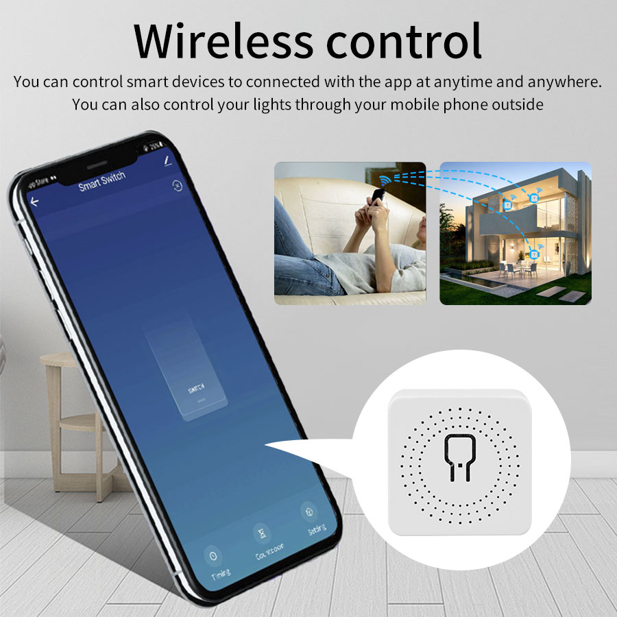 16A/20A WiFi Mini Smart Switch - огляд і ціна Smart Home Voice Assistant