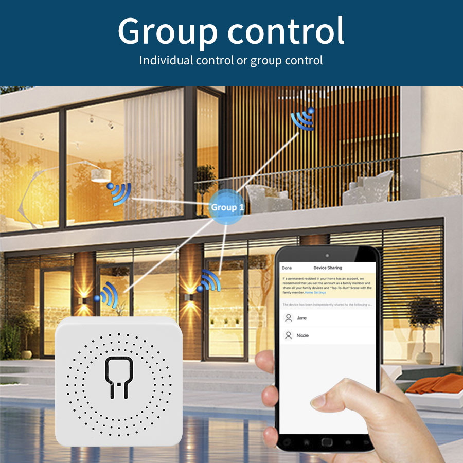 16A/20A WiFi Mini Smart Switch - огляд і ціна Smart Home Voice Assistant