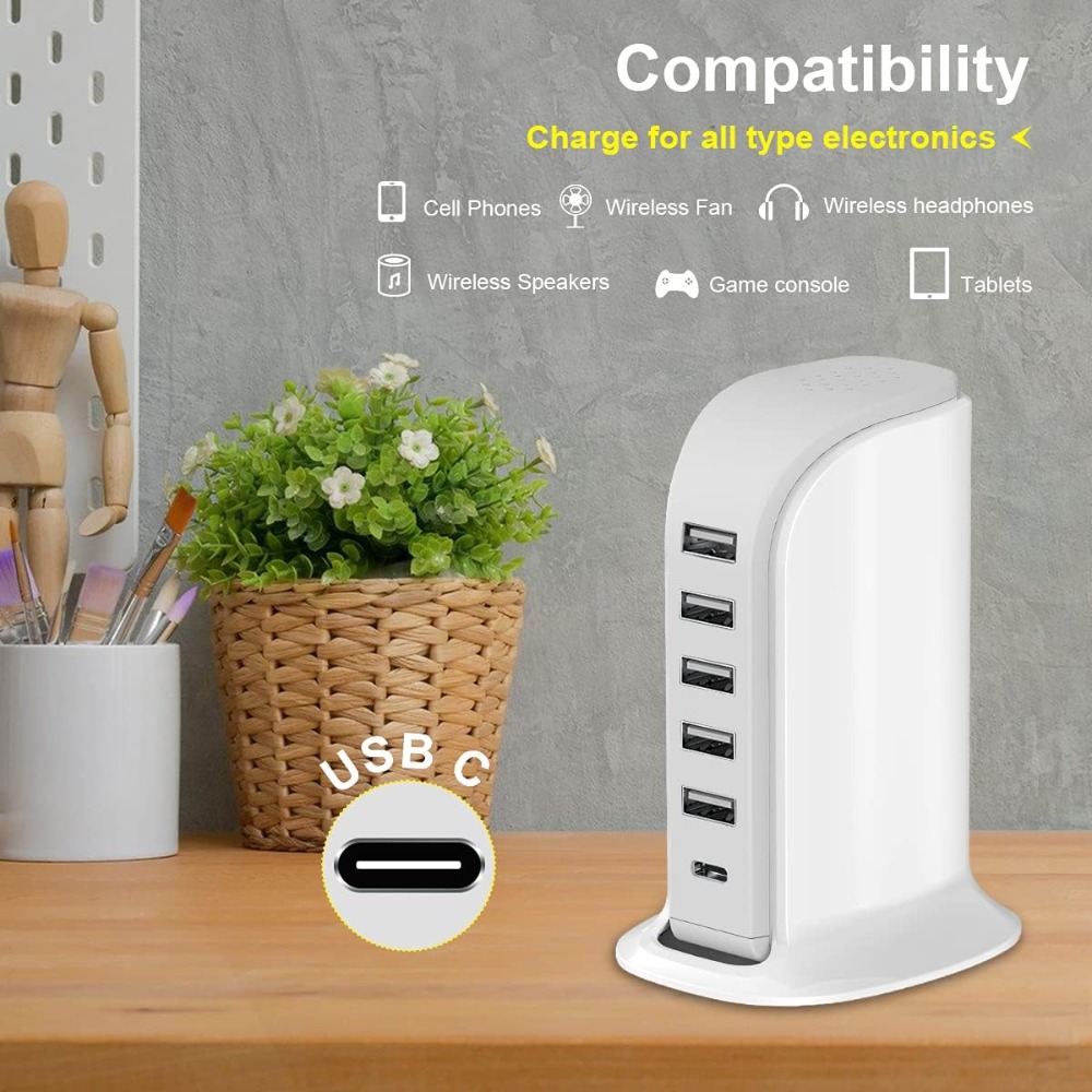 40W USB Charging Station with  - огляд і ціна Smart Home Hub Samsung