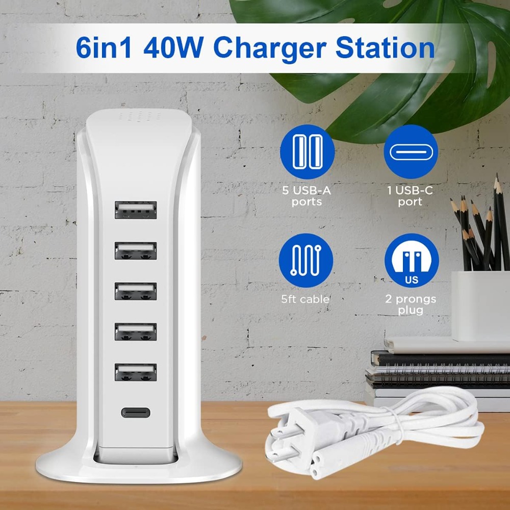 40W USB Charging Station with  - огляд і ціна Smart Home Hub Samsung