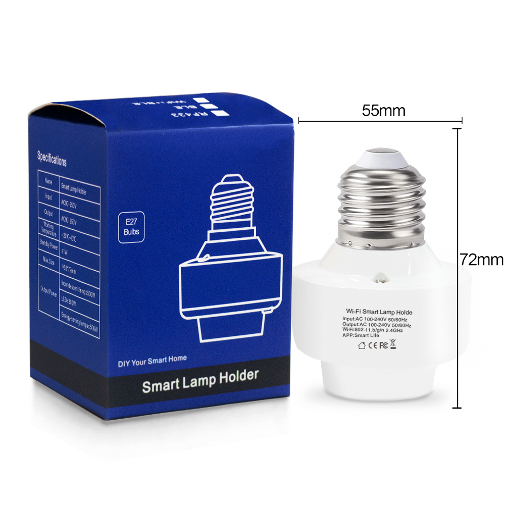 Tuya Smart E27 Socket Switch A - огляд і ціна Smart Home Button