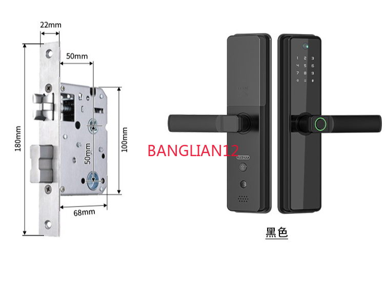 New semi-automatic anti-theft  - огляд і ціна Smart Door Lock