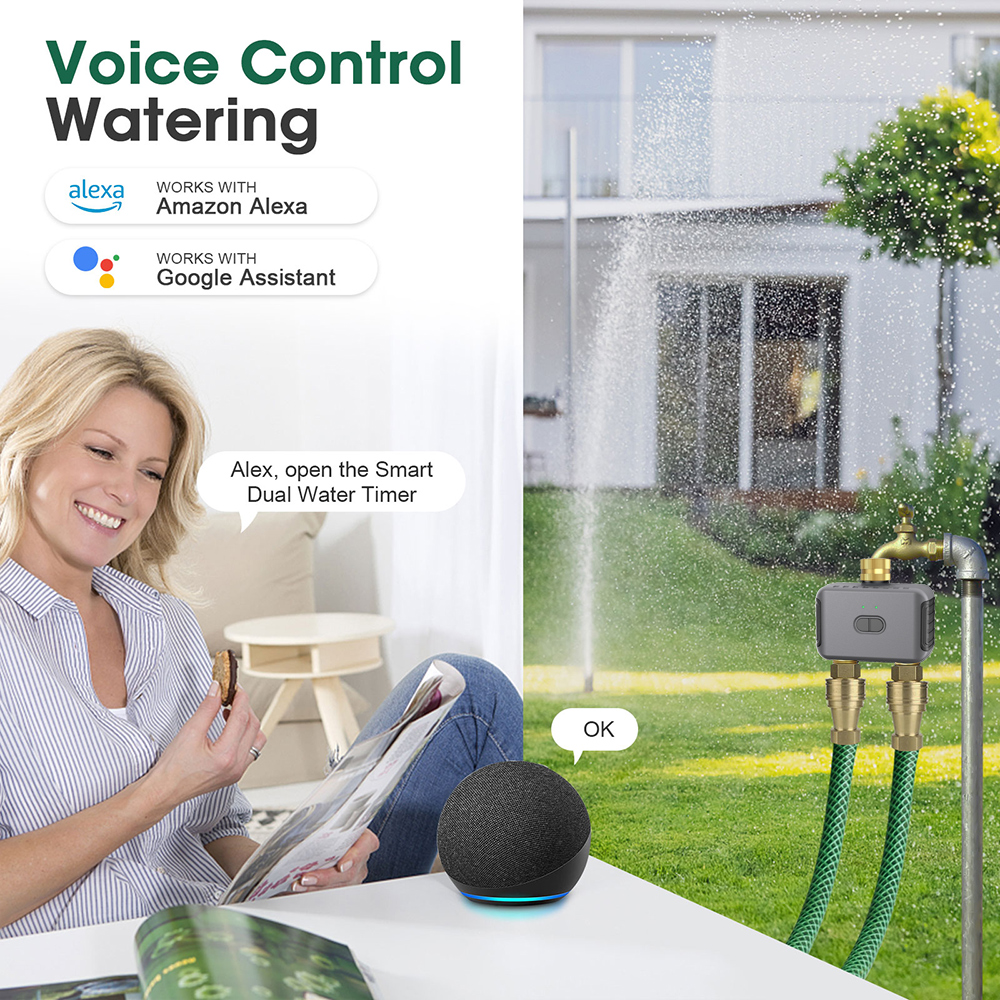 Tuya 2 Zone Watering Timer Gar - огляд і ціна Smart Home Google