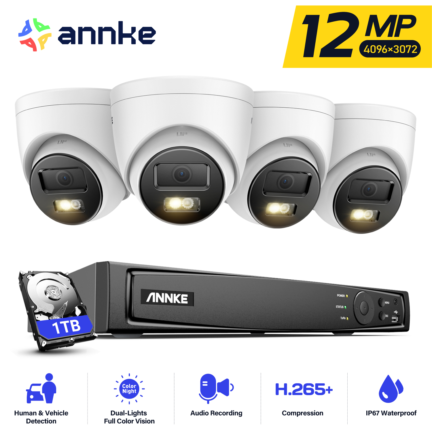 ANNKE 12MP Dual Light Smart Vi - огляд і ціна Smart Home Kits