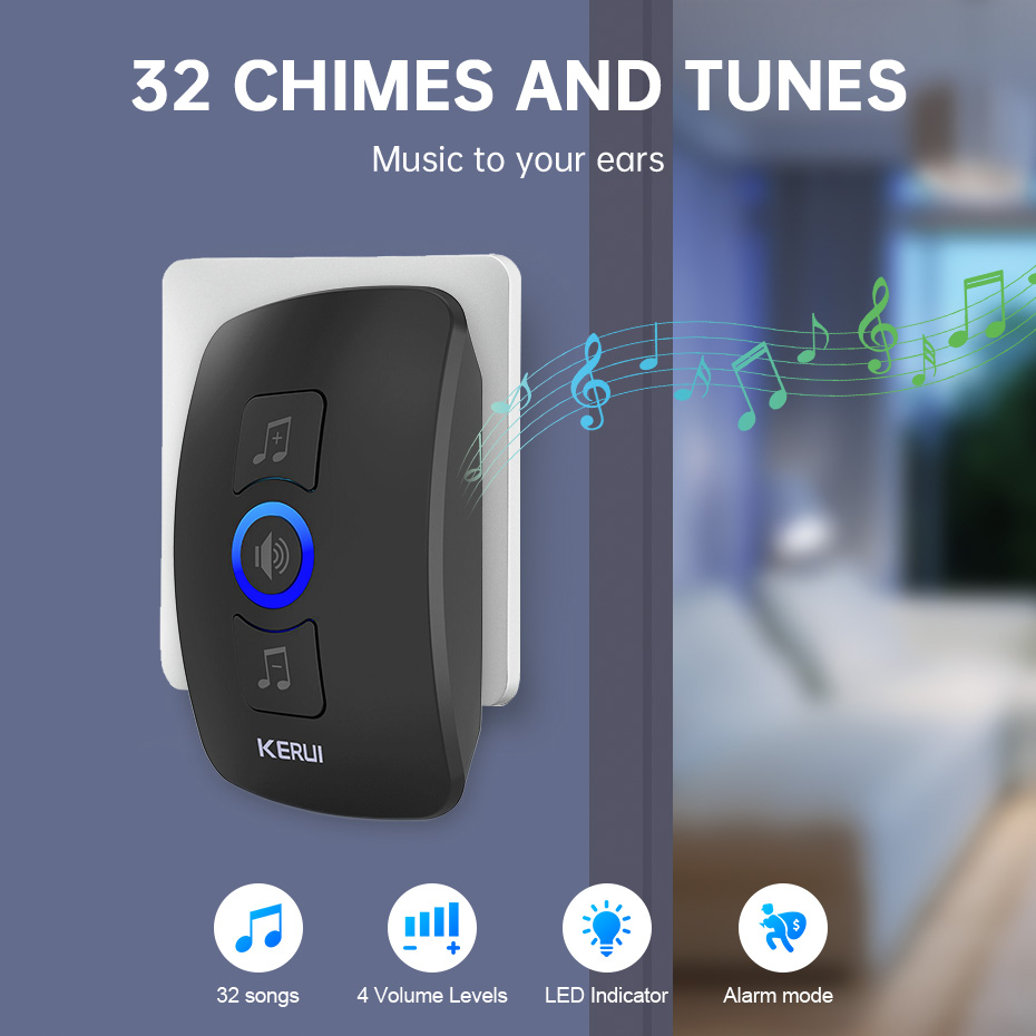 KERUI M525 Door Bell Chime Kit - огляд і ціна Smart Home Kits