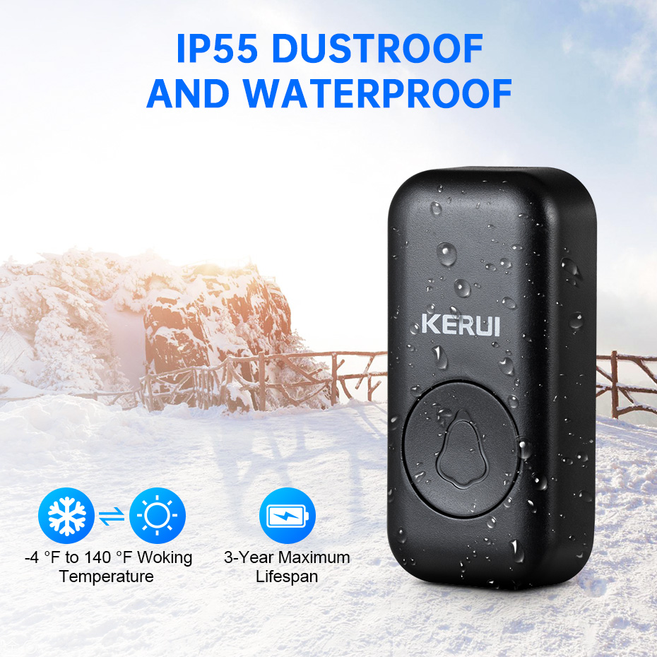 KERUI M525 Door Bell Chime Kit - огляд і ціна Smart Home Kits