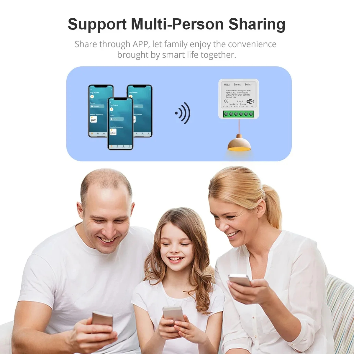Smart Switch Mini Wifi Relay B - огляд і ціна Smart Home Hub Matter
