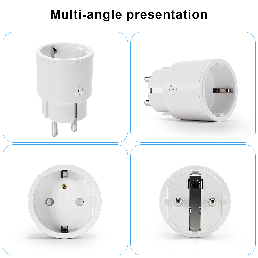 Tuya 10A Smart Plug WiFi EU Po - огляд і ціна Smart Home Voice Assistant